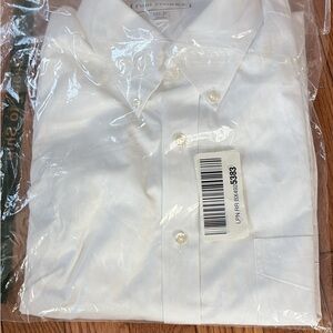 New Paul Fredrick Men's White Dress Shirt